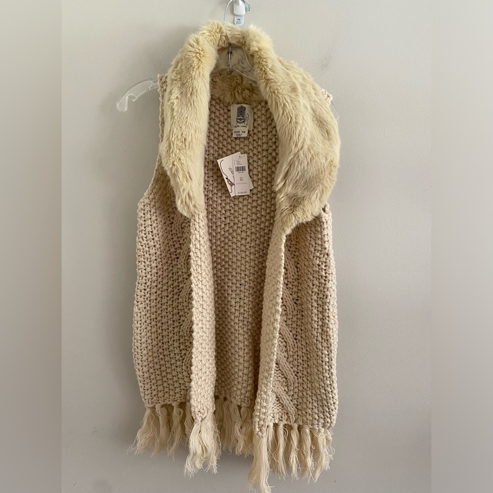 Anthropologie handknit Anchorage Vest xs new with tag - Picture 9 of 9